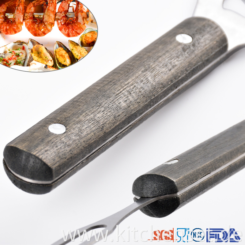 Black handles Bbq Tools